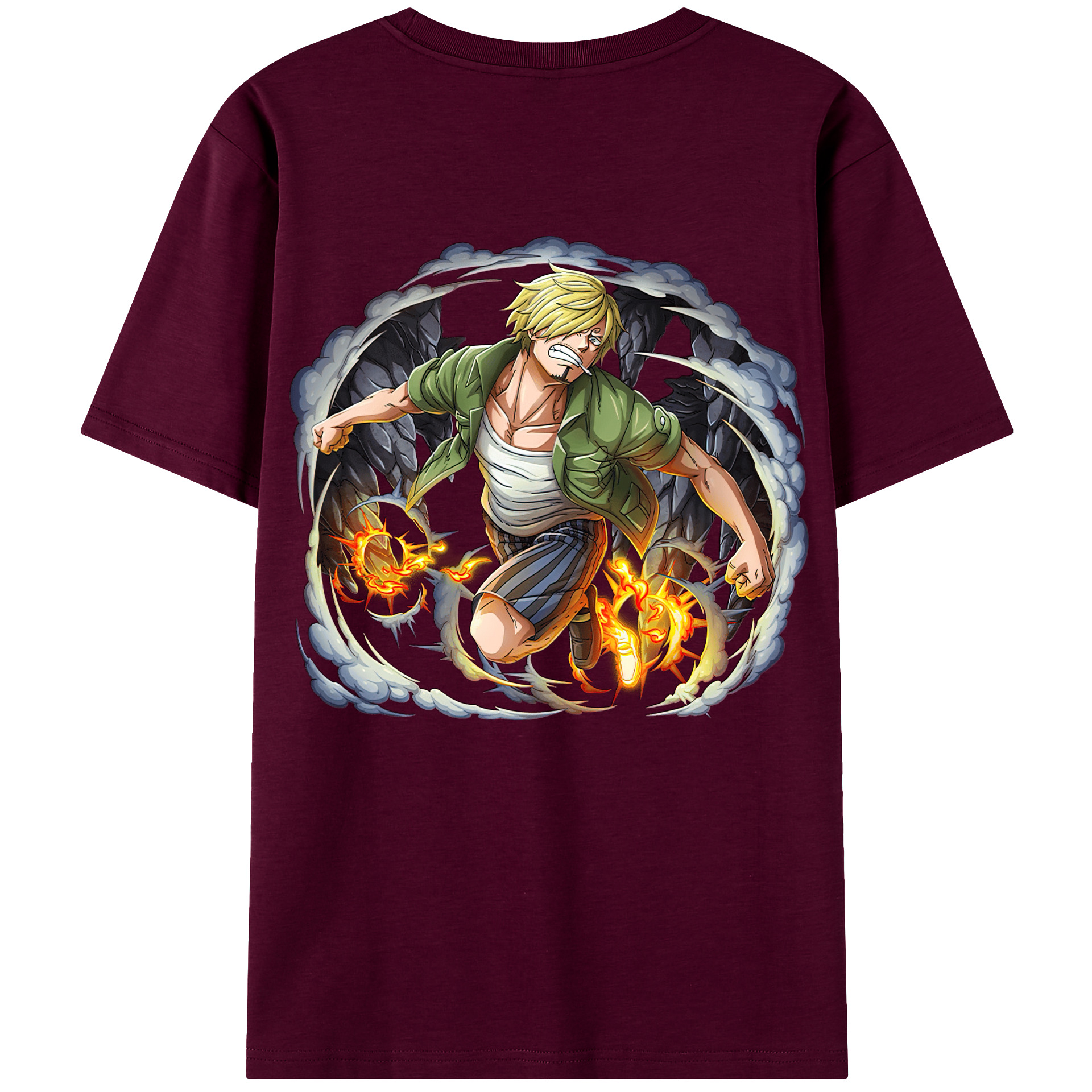 （画像用） ワンピース サンジ ONE PIECE Sanji レディース半袖Tシャツ(バックプリント)